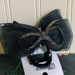 Brand new Elegant Black Bow Hair Clip